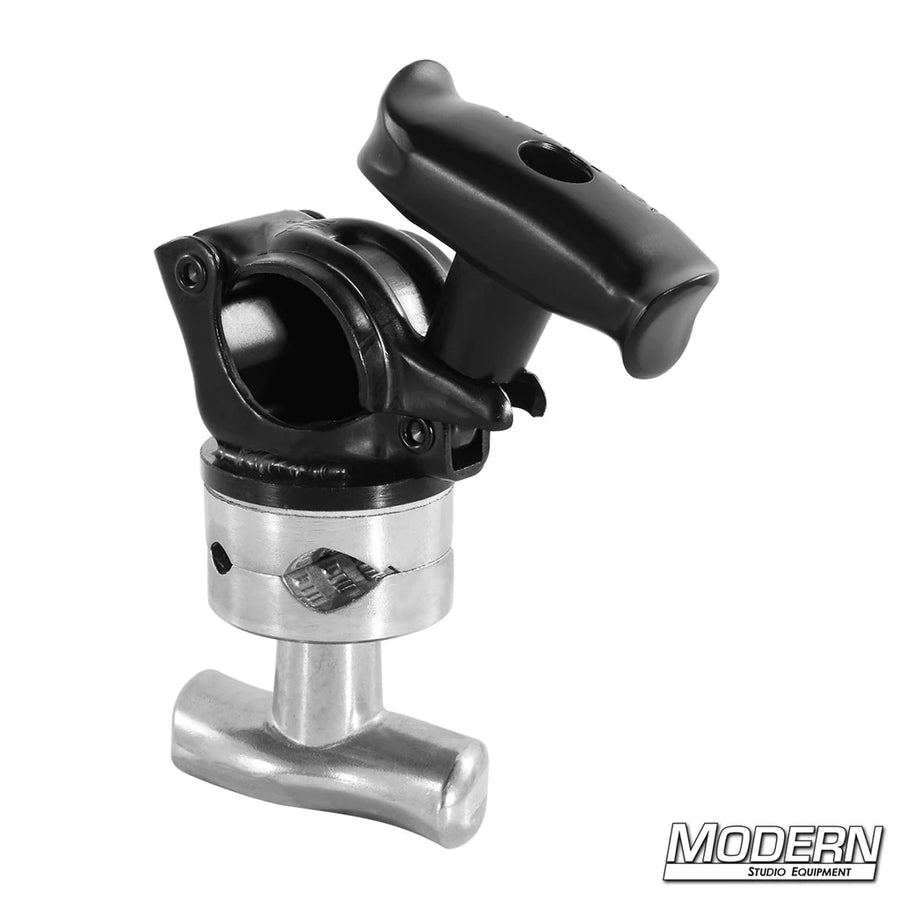 Grid Clamp Grip Head - Black Zinc with Spin Handle