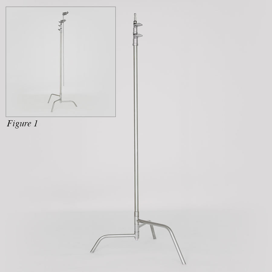 American 60" Century Stand (C-Stand) 2-Rise Spring Load - Full Base