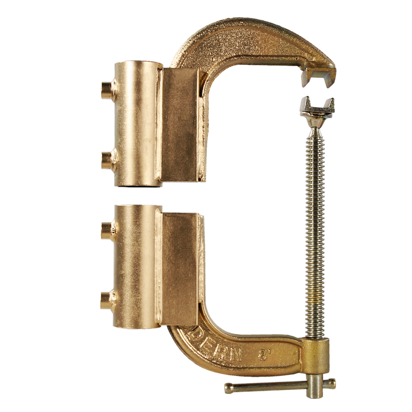Modern 1-1/4" Speed C-Clamp for Speed-Rail® in Gold