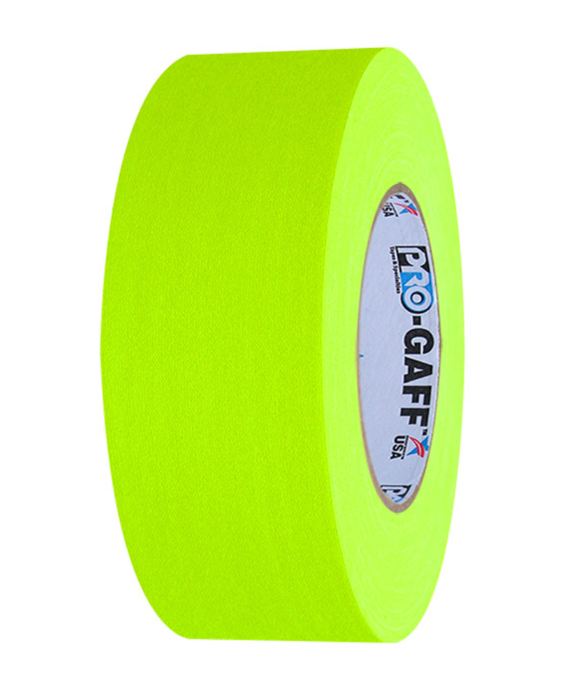 Pro Tapes® 2" Fluorescent Yellow Pro Gaff®