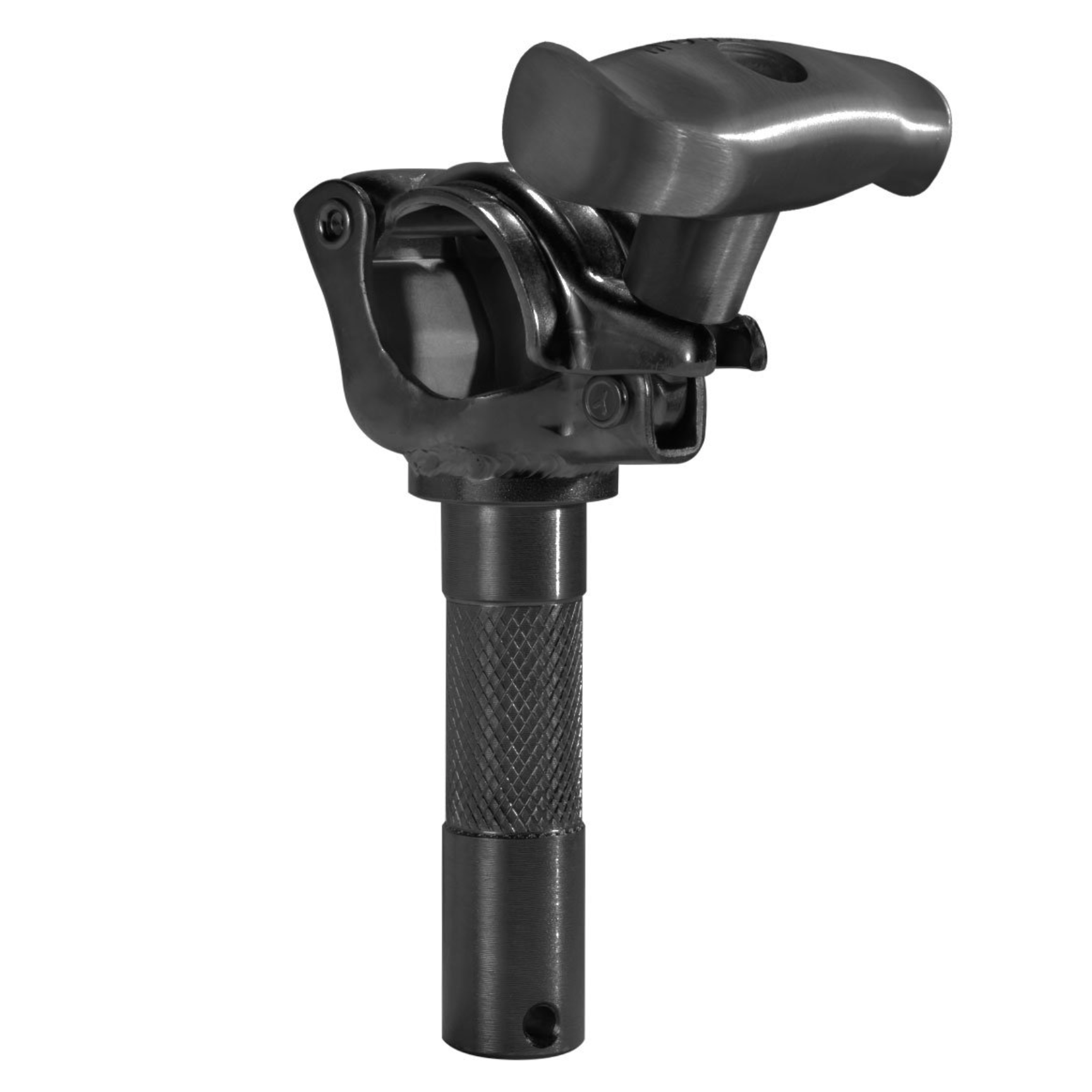 Modern Male Junior Grid Clamp with Handle in Black