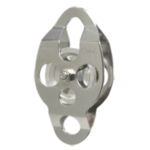 CMI 2-3/8" Split Stainless Side SheaAluminumve Bearing Pulley with Becket RP112