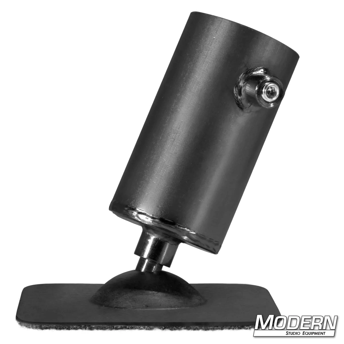 Pipe Flange Base with Swivel for 1-1/2" Speed-Rail® - Black Zinc with Set Screw