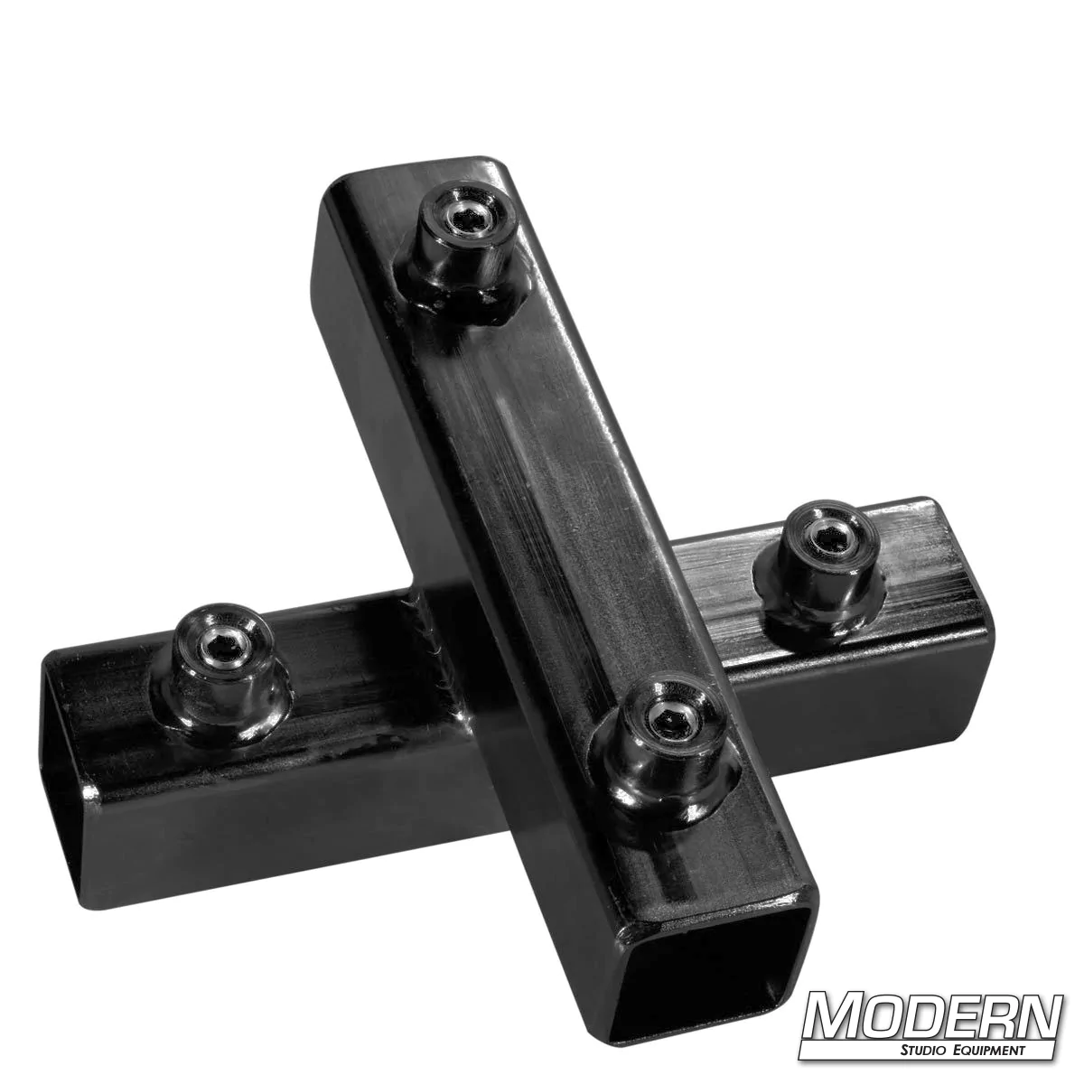 Cross for 1" Square Tube - Black Zinc with Set Screws