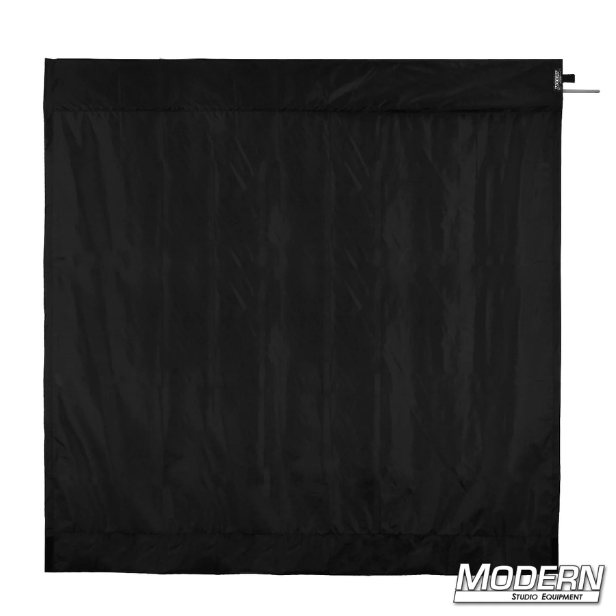 8' Wag Flag with Stainless Frame - Black Rip Stop