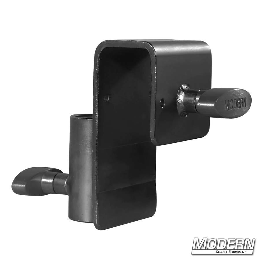 No-Nail Hanger for 2" x 4" or 2" x 6" with Junior Receiver - Black Zinc