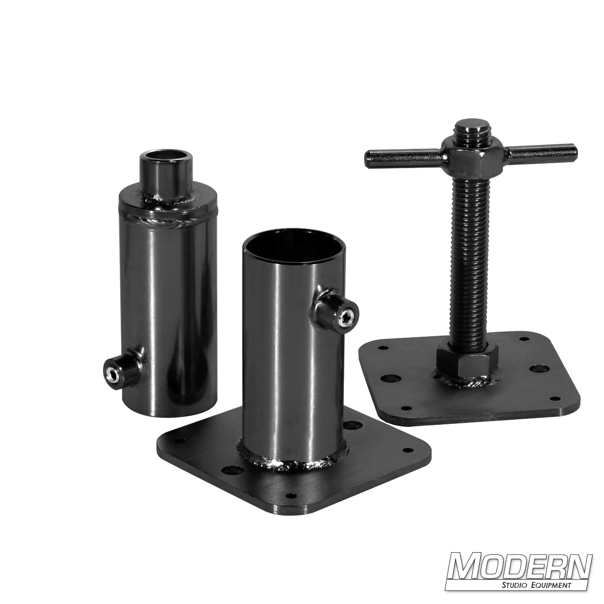 Speed-Rail® Wall Spreader for 1-1/2" - Black Zinc with Set Screws