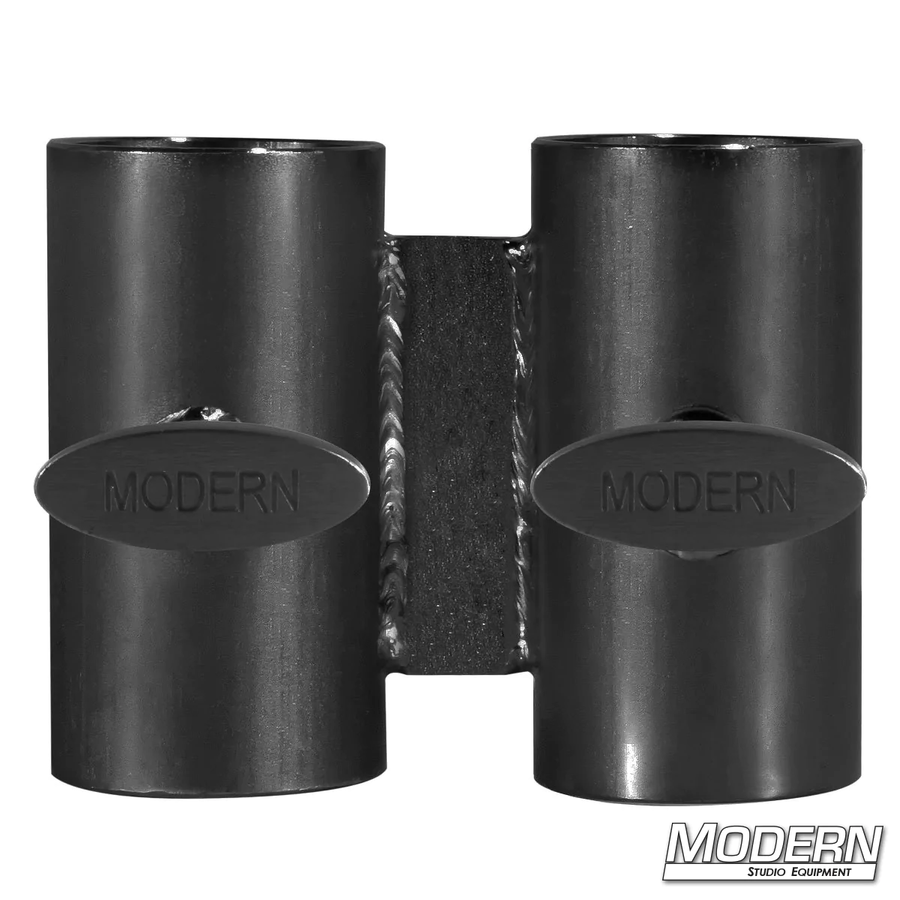 Wide Over and Under for 1-1/2" Speed-Rail® - Black Zinc with T-Handles