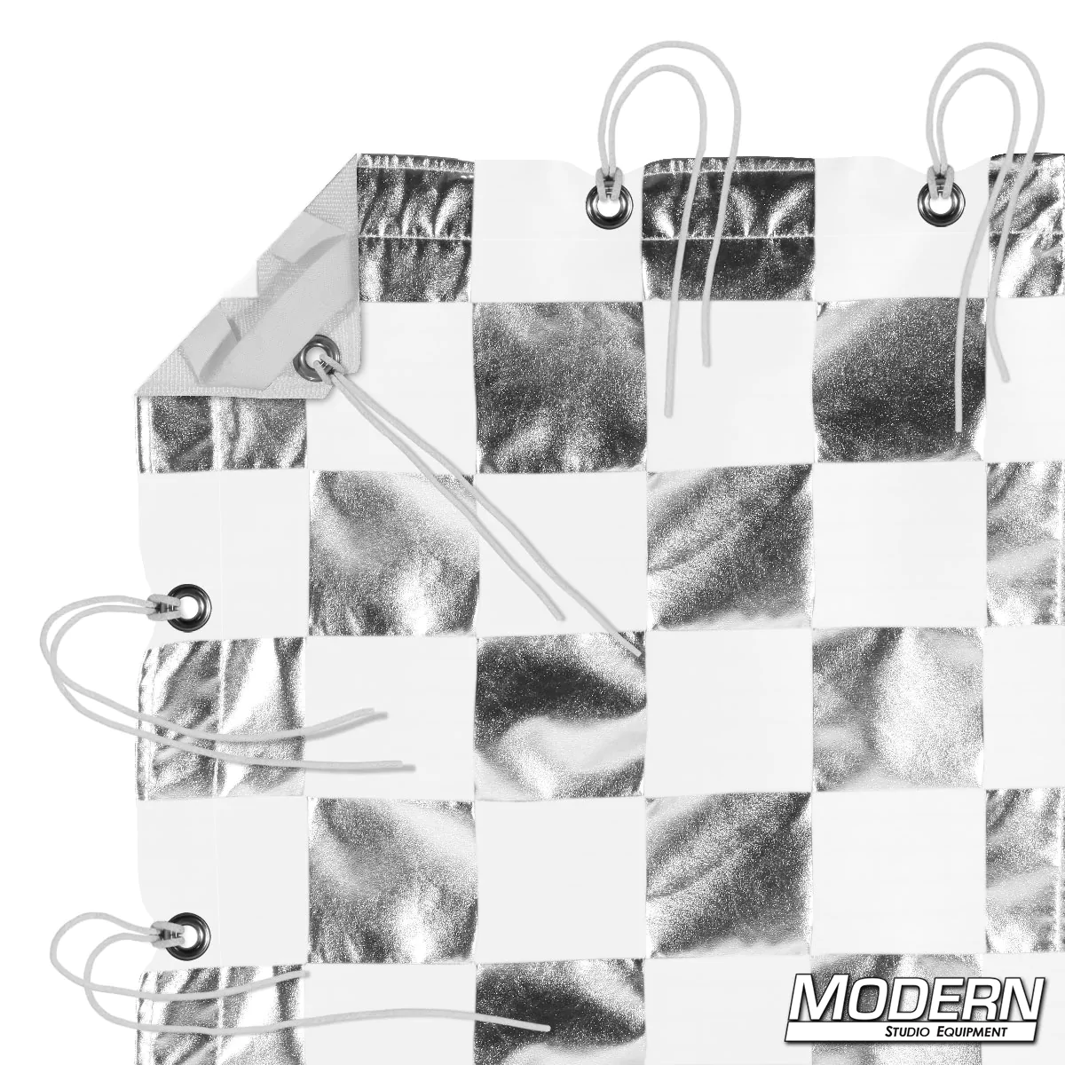 Silver/White Checker Pattern with Bag