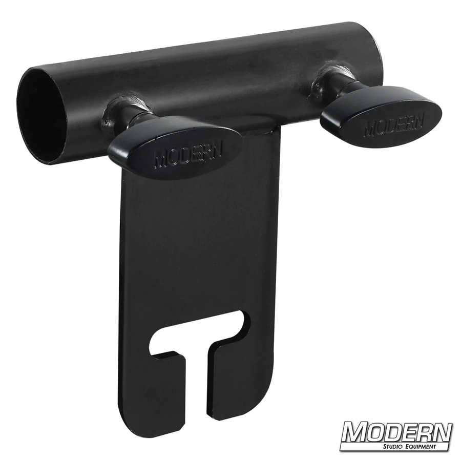 Ear for 1" Round Pipe - Black Zinc with T-Handles