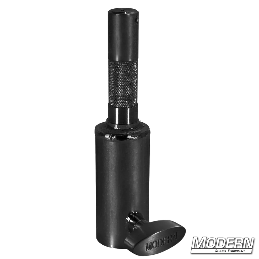 Pipe Receiver to Junior Male for 1-1/2" Speed-Rail® - Black Zinc with T-Handle